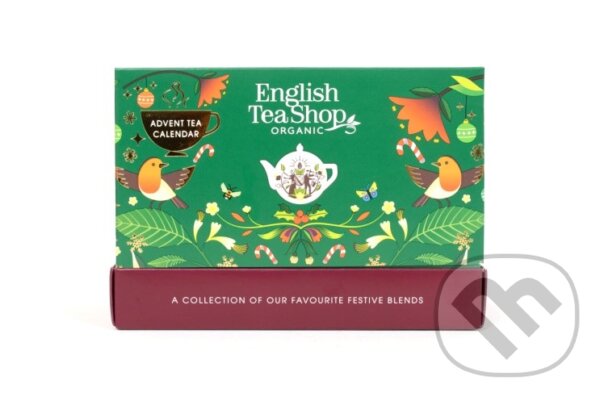 Kávy a čaje: SACHET GREEN ADVENT CALENDAR  25 ks (English Tea Shop). English Tea Shop, 2024
