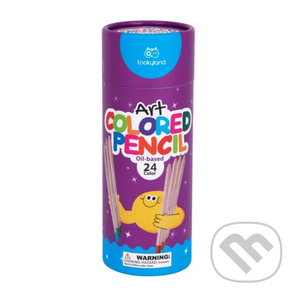Levně Trojhranné pastelky 24 ks Hrubá tuha