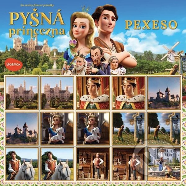 Levně Pyšná princezna - Pexeso na motivy filmové pohádky - hra z kategorie Karty, pexeso