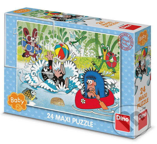 Levně Puzzle 24 maxi Krtek ve vodě - puzzle z kategorie 15 – 60 dielikov