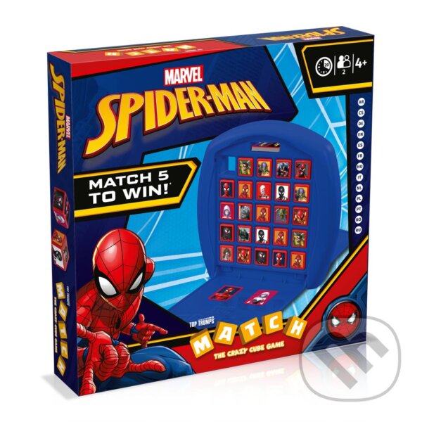 Spoločenská hra: Match Spiderman (Winning Moves). Winning Moves, 2024