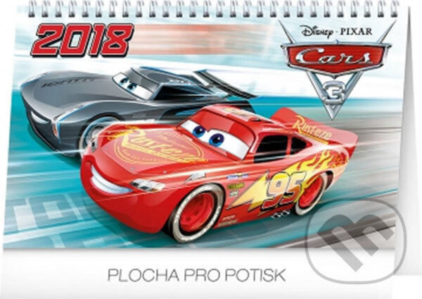 Kalendář stolní 2018 - Cars, Presco Group, 2017