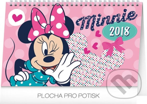 Kalendář stolní 2018 - Minnie, Presco Group, 2017