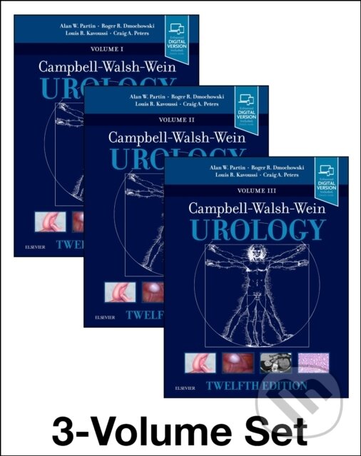 Levně Campbell Walsh Wein Urology : 3-Volume Set (12th Edition) - kniha z kategorie Urológia