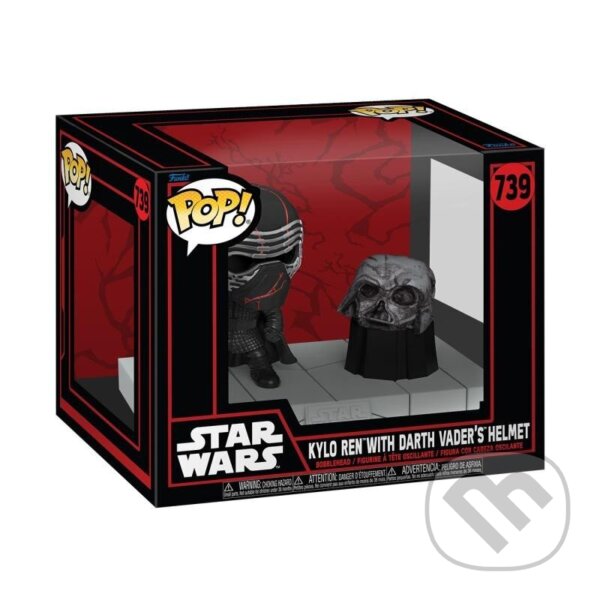 Levně Funko POP Deluxe: Star Wars - Kylo Ren with Darth Vader´s Helmet