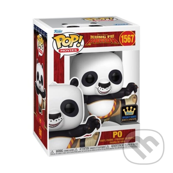 Levně Funko POP Movies: Kung Fu Panda - Po with Chase (DreamWorks 30th Anniversary)