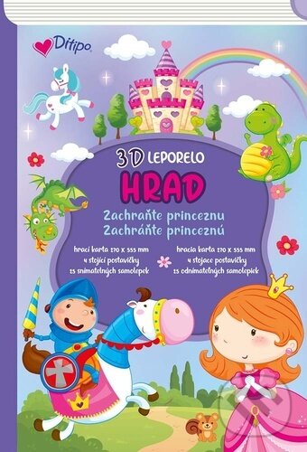 Levně 3D Leporelo Hrad (Zachraňte princeznu/Zachráňte princeznú) - kniha z kategorie Rozprávky