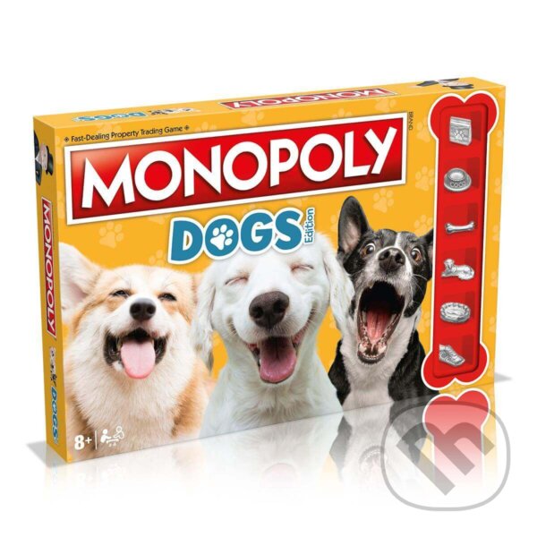 Spoločenská hra: Monopoly Dogs - Window Box EN (Winning Moves). Winning Moves, 2024