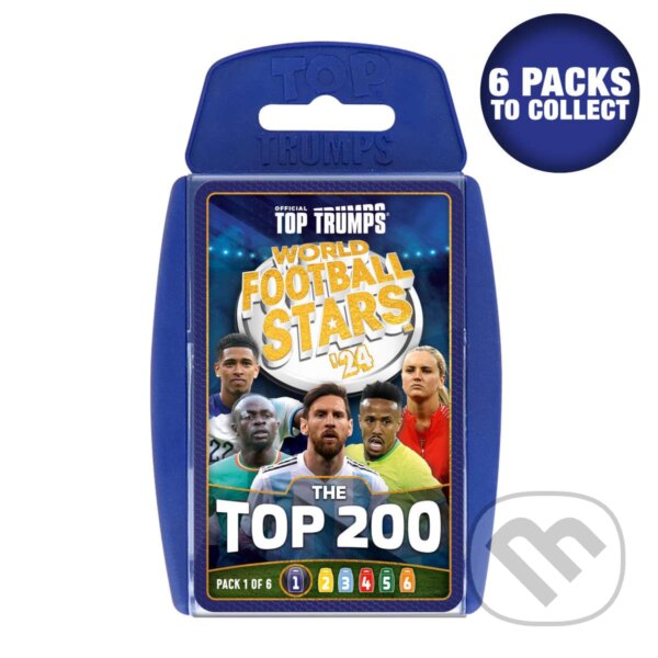 Levně World Football Stars 200 Pack 1 EN (Top Trumps EN) - hra z kategorie Vzdelávacie hry