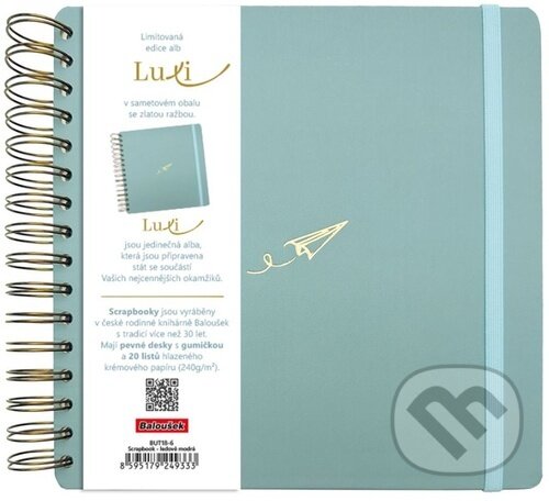Levně Scrapbook Luxi lamino ledově modrá