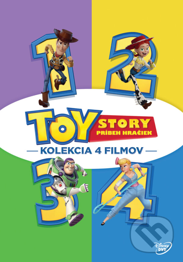 Levně Toy Story: Príbeh hračiek kolekcia 1.-4. (SK) (4DVD) - film z kategorie Rodinné filmy