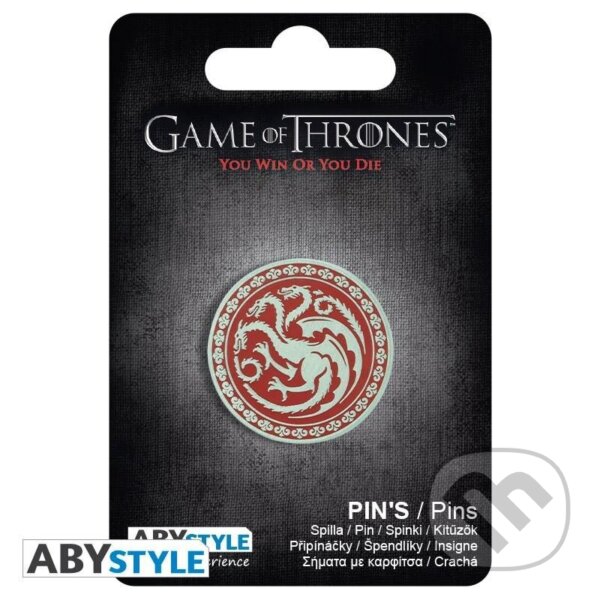 Levně Game of Thrones: Odznáčik - Targaryen