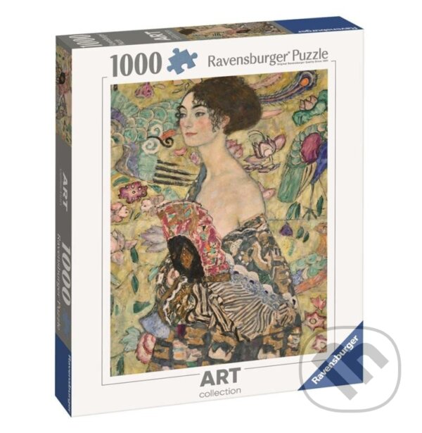 Levně Gustav Klimt: Dáma s vějířem - puzzle z kategorie Umelecké