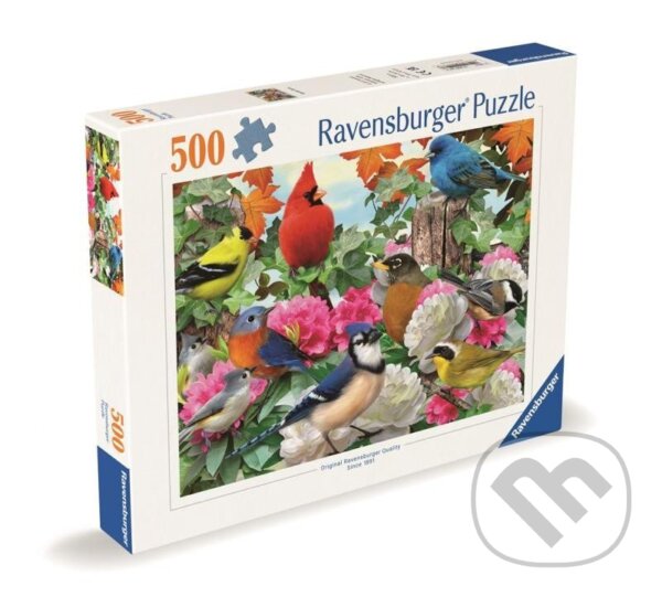 Levně Ptáci na zahradě - puzzle z kategorie Zvieratá