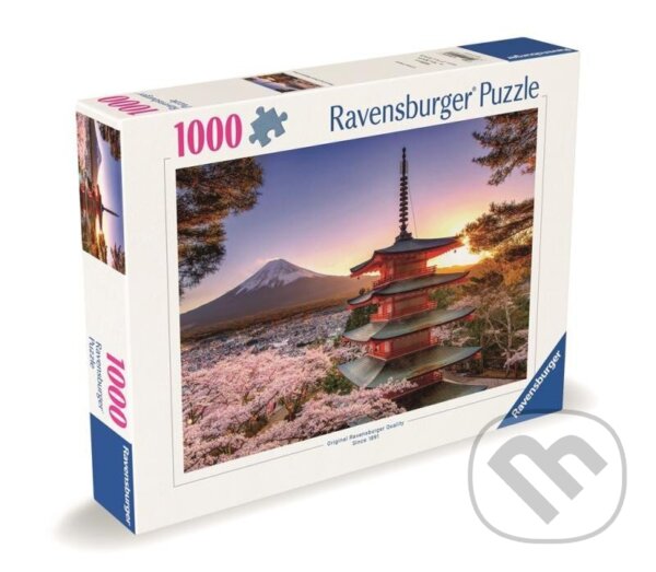 Levně Rozkvetlé třešně v Japonsku - puzzle z kategorie Prírodné scenérie