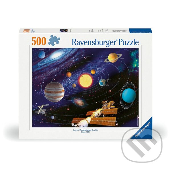 Levně Sluneční soustava - puzzle z kategorie 15 – 60 dielikov