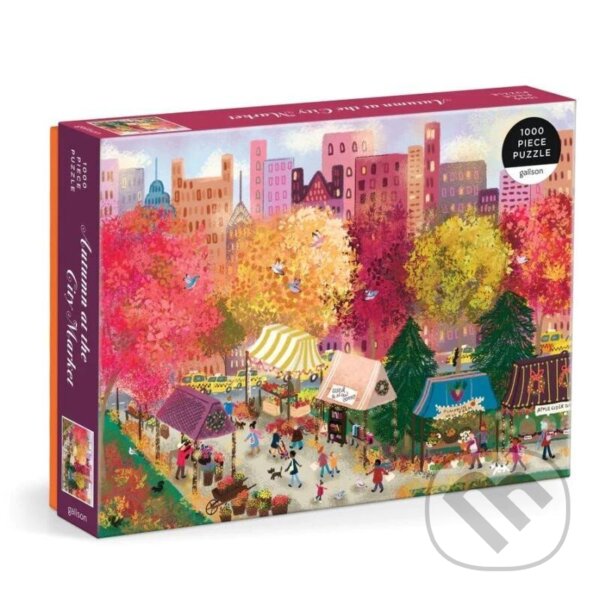 Levně Podzim na Městském trhu - puzzle z kategorie Umelecké