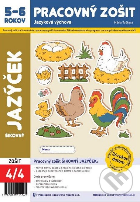 Kniha Šikovný jazýček