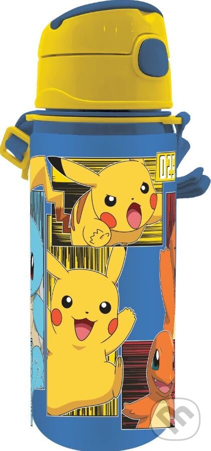 Levně Hliníková fľaša na pitie Pokémon: Postavy