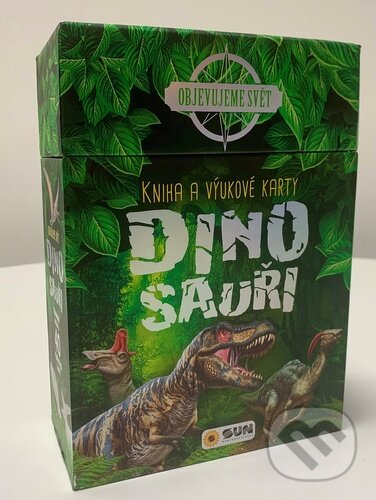 Levně Kniha a výukové karty Dinosauři - Objevujeme svět - kniha z kategorie Encyklopédie