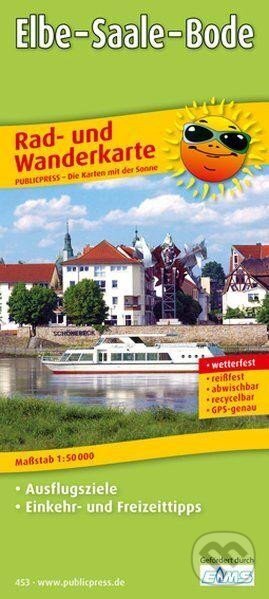 Labe-Saale-Bode 1:50 000 / cyklistická a turistická mapa (freytag&berndt). freytag&berndt, 2016