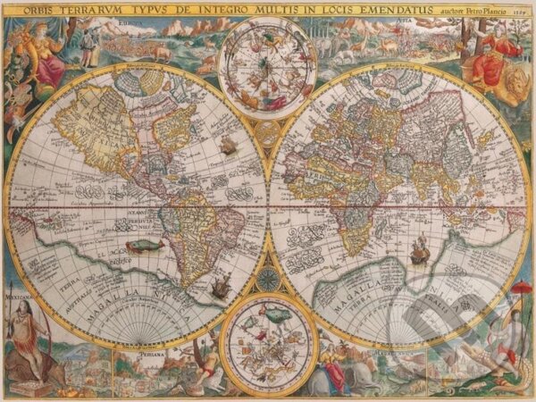 Levně Historická mapa - puzzle z kategorie Ostatné