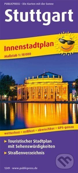 Stuttgart 1:18 000 / plán města (freytag&berndt). freytag&berndt, 2017