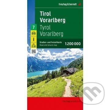 Levně Tyrolsko - Vorarlbersko 1:200 000 / automapa + mapa pro volný čas