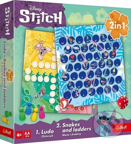 Levně Lilo & Stitch, 2v1 Člověče, nezlob se a Hadi a žebříky - hra z kategorie Ostatné