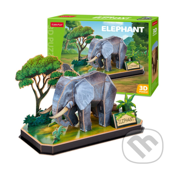 Levně Slon (Puzzle 3D Zvířecí kamarádi) - puzzle z kategorie Ostatné