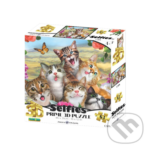 Levně Kočičičí Selfie - puzzle z kategorie Zvieratá