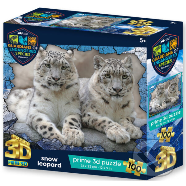 Levně Sněžní leopardi - puzzle z kategorie Zvieratá