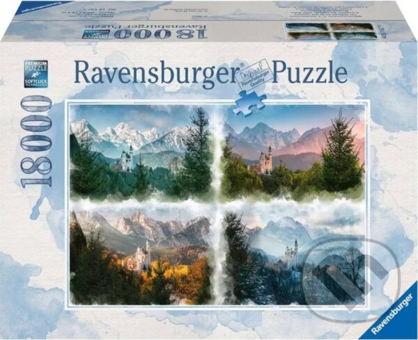 Levně Neuschwanstein - puzzle z kategorie Mestá a stavby