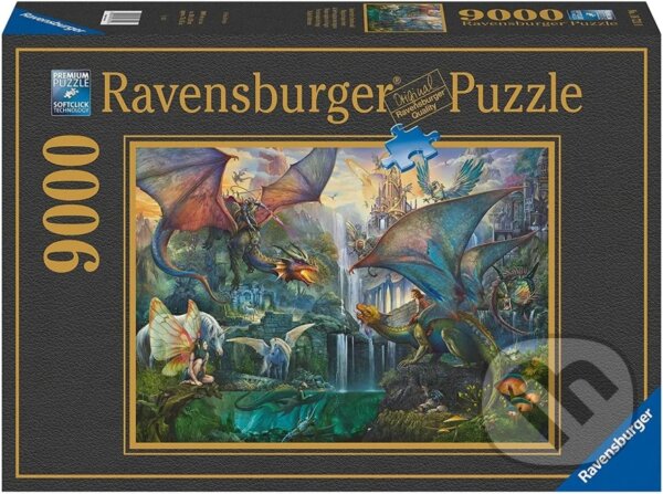 Puzzle: Magický les: Draci (Ravensburger)