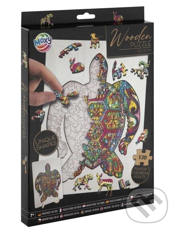 Levně Želva (Dřevěné puzzle) - puzzle z kategorie Zvieratá