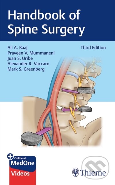 Levně Handbook Of Spine Surgery - Alexander R. Vaccaro, Mark S. Greenberg, Praveen Mummaneni, Juan S. Uribe, Ali A. Baaj - kniha z kategorie Chirurgia