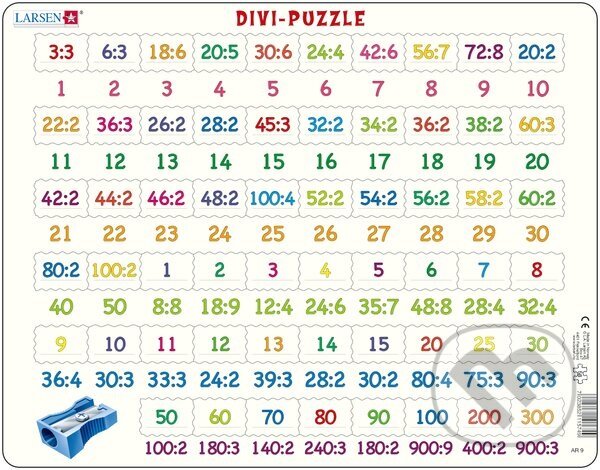 Levně Delenie AR9 - puzzle z kategorie Náučné puzzle