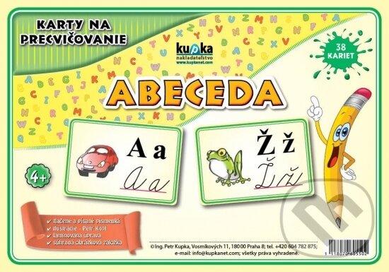 Levně Karty na precvičovanie - abeceda - Petr Kupka - kniha z kategorie Naučné knihy