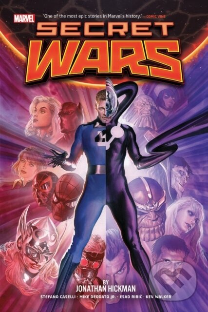 Kniha SECRET WARS BY JONATHAN HICKMAN OMNIBUS ALEX ROSS REED RICHARDS COVER