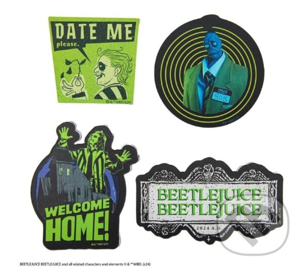 Levně Beetlejuice Set magnetov 4 ks