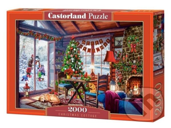 Puzzle: Vánoční chaloupka (Castorland). Castorland, 2024