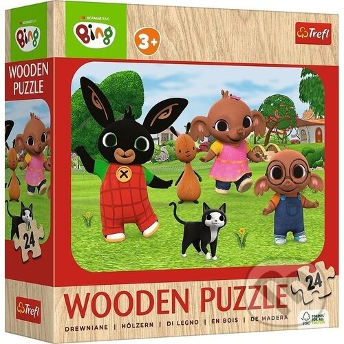 Levně Seznamte se s Bingem (Dřevěné puzzle Bing) - puzzle z kategorie 15 – 60 dielikov
