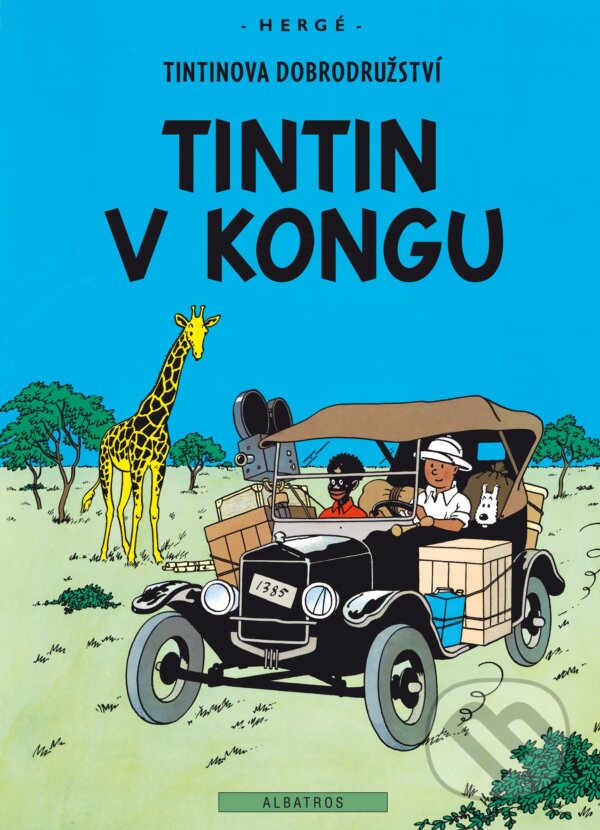 Kniha: Tintin v Kongu (Hergé). Albatros CZ, 2017