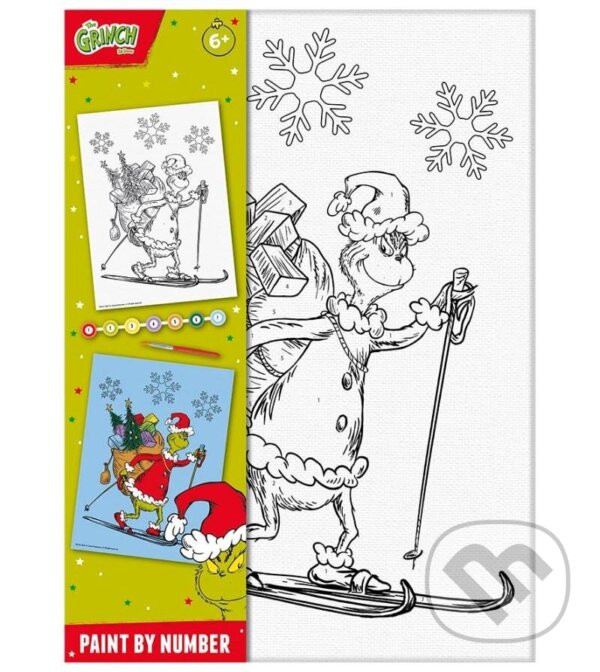 Levně Grinch Maľovanie na plátno