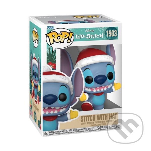 Levně Funko POP Disney: Stitch - Stitch with Hat (Holiday)