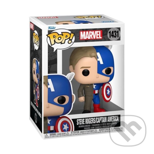 Levně Funko POP Marvel: Split - Captain America/Steve Rogers