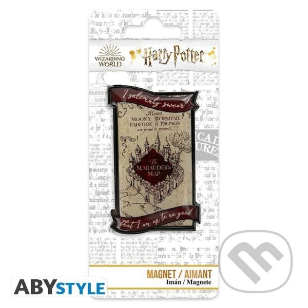 Levně Harry Potter Magnet - Záškodnícka mapa