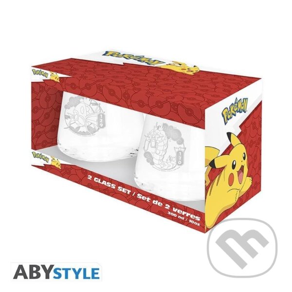 Levně Pokémon Set pohárov - Magikarp & Gyarados
