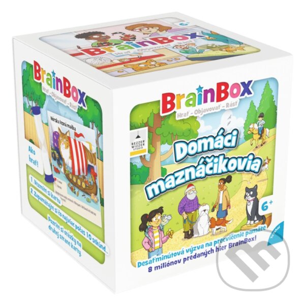 Levně BrainBox Domáci maznáčikovia SK - hra z kategorie Vzdelávacie hry