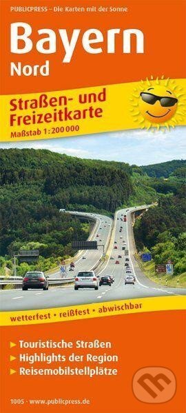 Bavorsko sever 1:200 000 / automapa (freytag&berndt)